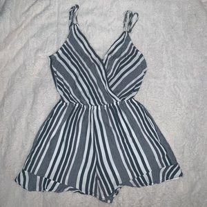Striped Romper
